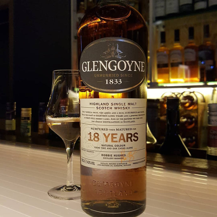 Glengoyne 18, 43% abv.