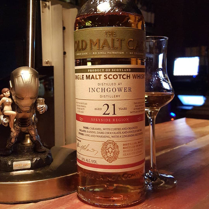 Inchgower 21, The Old Malt Cask, 1995-2017, Sherry Butt ref. HL14253, 708 bottles, 50% abv.