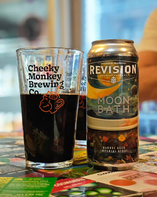 Barrel-Aged Moon Bath Imperial Stout, Revision Brewing Company