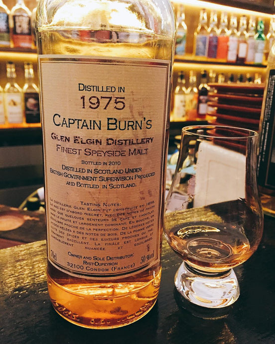 Glen Elgin, 1975/2010, 50% ABV, Captain Burns