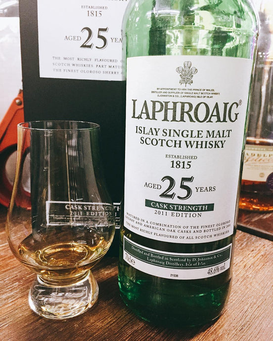 Laphroaig 25 Year Old, Cask Strength 2011 Edition, 48.6% ABV