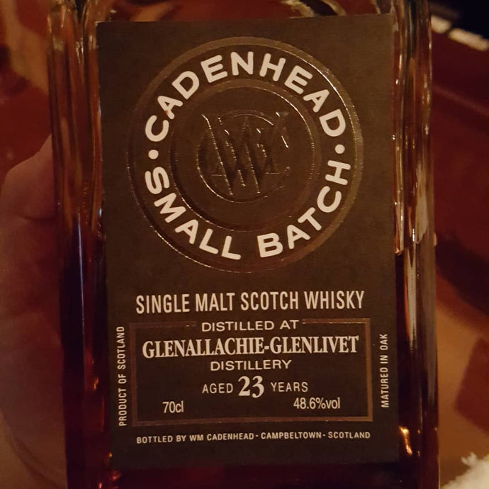 Glenallachie - Glenlivet 23, 1992-2016, Cadenhead Small Batch, Bourbon Hogshead, 198 bottles, 48.6% abv.
