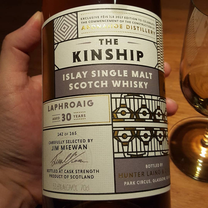 Laphroaig 30, Edition 4, Hunter Laing The Kinship, 142/165, 53.6% abv.