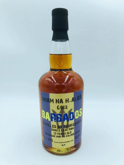 Anam na h-Alba Goes Barbados, distilled at Foursquare (13 years)