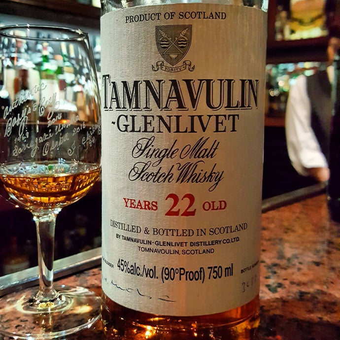 Tamnavulin ~ Glenlivet 22 years old, Bottle no. 3639, 45% abv.
