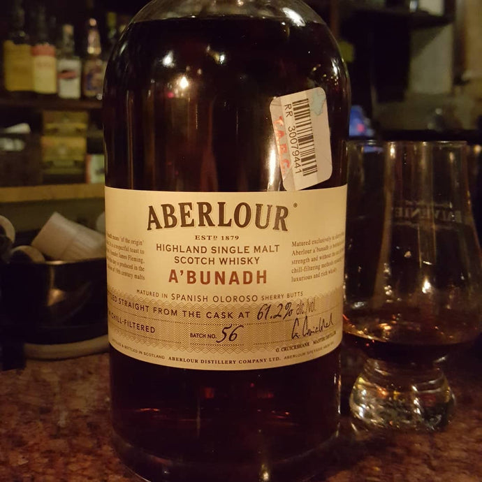 Abelour A'Bunadh, Batch No. 56, 61.2% abv.