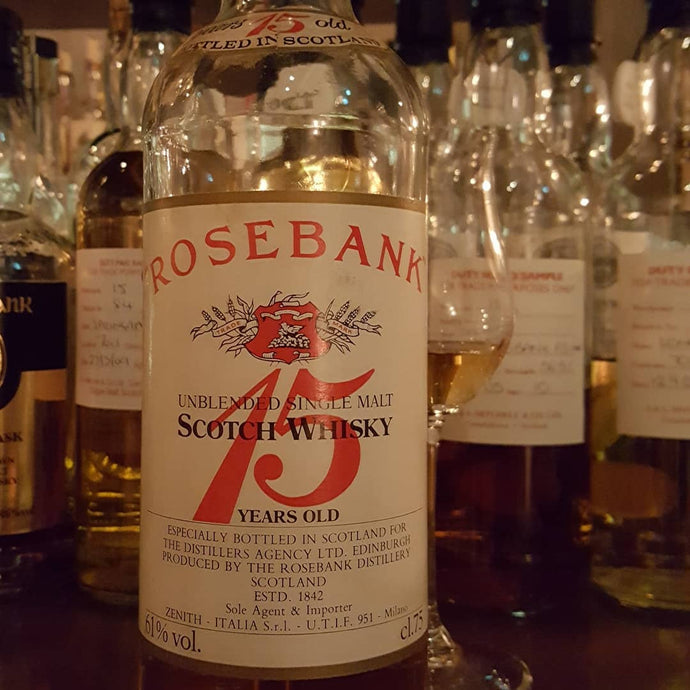 Rosebank 15, Bottled for The Distillers Agency, Imported by Zenith for Italy, 1238/2400, 61% abv.
