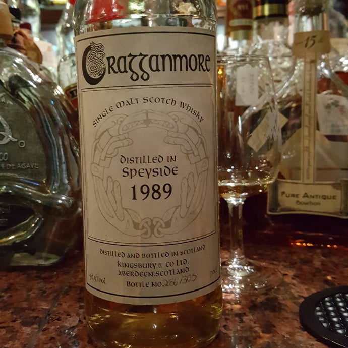 Cragganmore 14, d.1989, Kingsbury, 286/305, 58.9% abv.