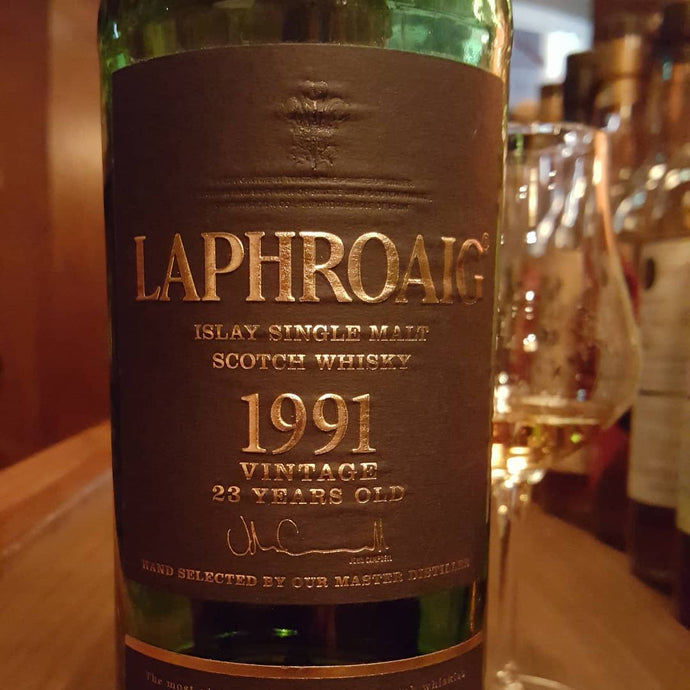 Laphroaig 1991, 23 years, 52.6% abv.