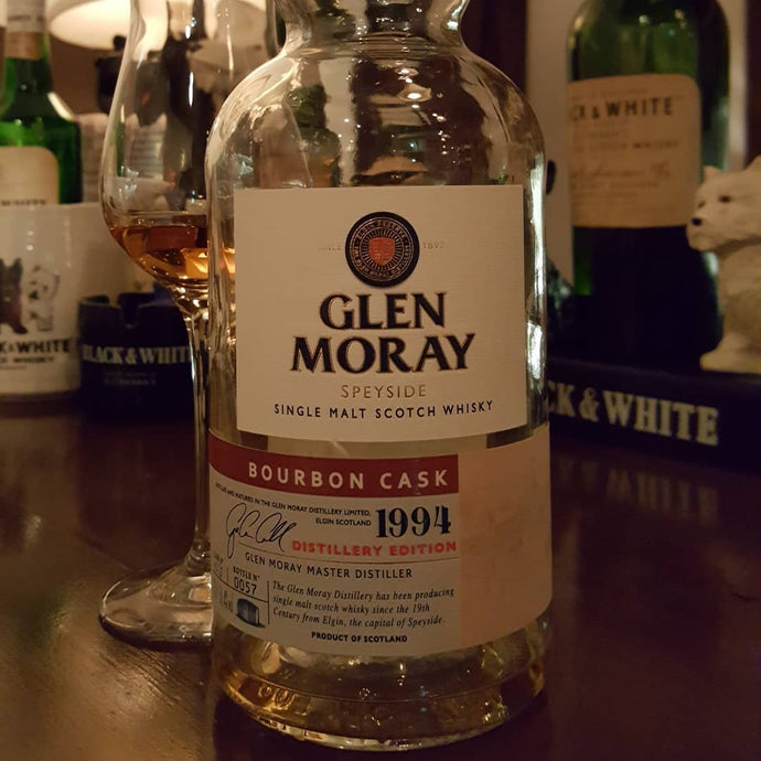 Glen Moray 1994-2017, Distillery Edition, Bourbon Cask no. 4210, 0057/180, 56.4% abv.