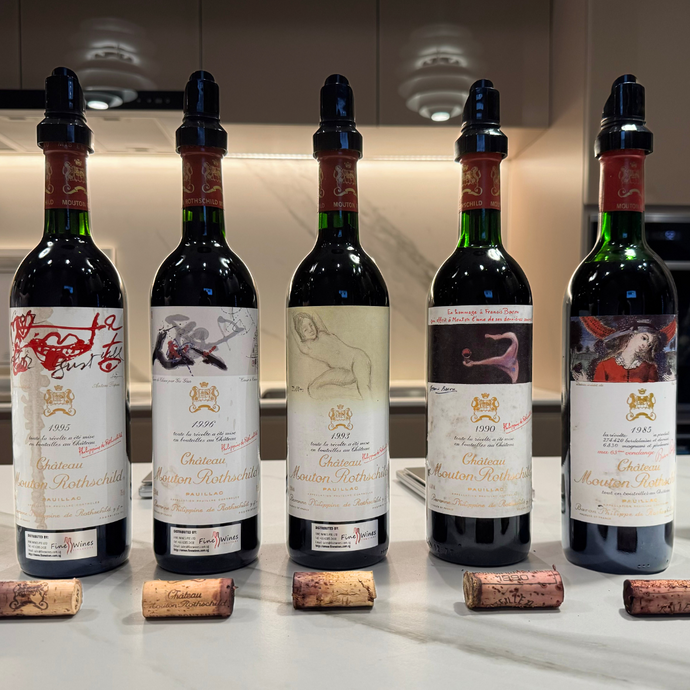 Taste Testing & Ranking Five Legendary Vintages of Château Mouton Rothschild