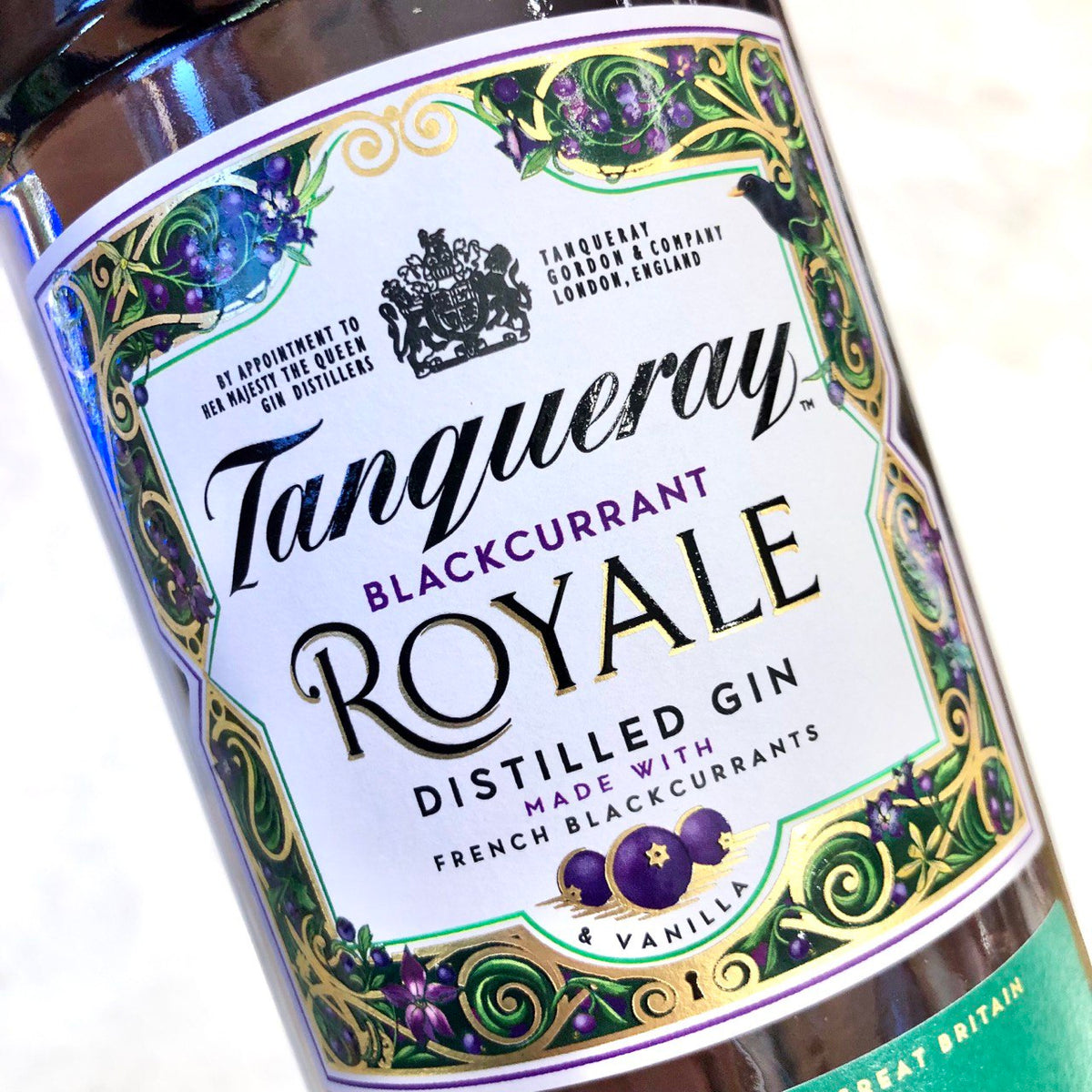 Tanqueray Blackcurrant Royale Distilled Gin, 41.3% ABV – 88 Bamboo