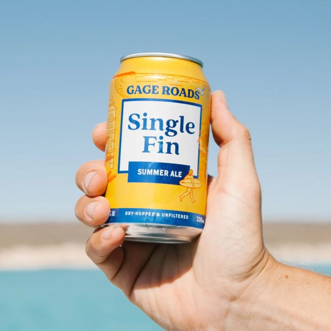 Gage Roads Single Fin Summer Ale, 4.5% ABV – 88 Bamboo