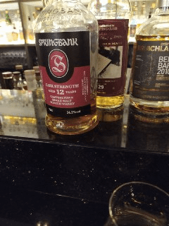 Springbank 12 Cask Strength, Ex-sherry & Ex-bourbon, 54.2% ABV