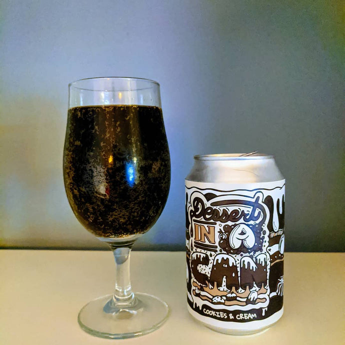Dessert In A Can - Cookies and Cream Imperial Stout, Amundsen Brewery, 10% ABV