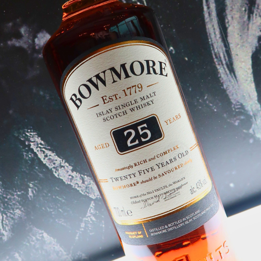 Bowmore 25 Years Old, 43% ABV – 88 Bamboo