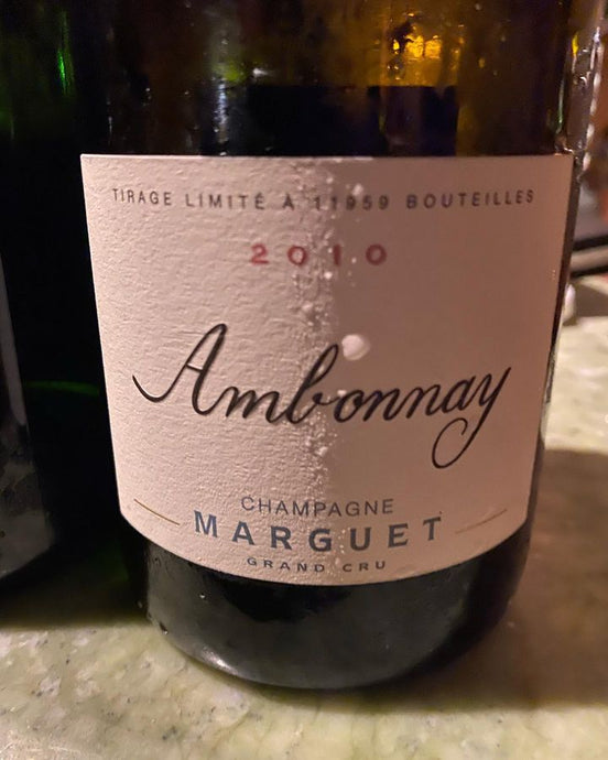 Marguet Champagne Grand Cru "Ambonnay", A.F. Gros Pommard Premier Cru "Les Arvelets"
