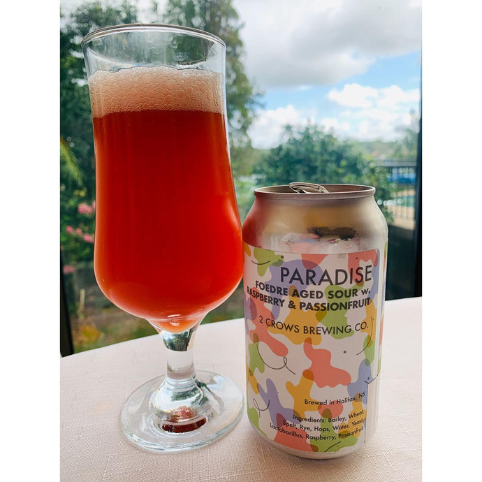 2 Crows Brewing - Paradise Foedre Aged Sour with Raspberry and Passionfruit 🇨🇦