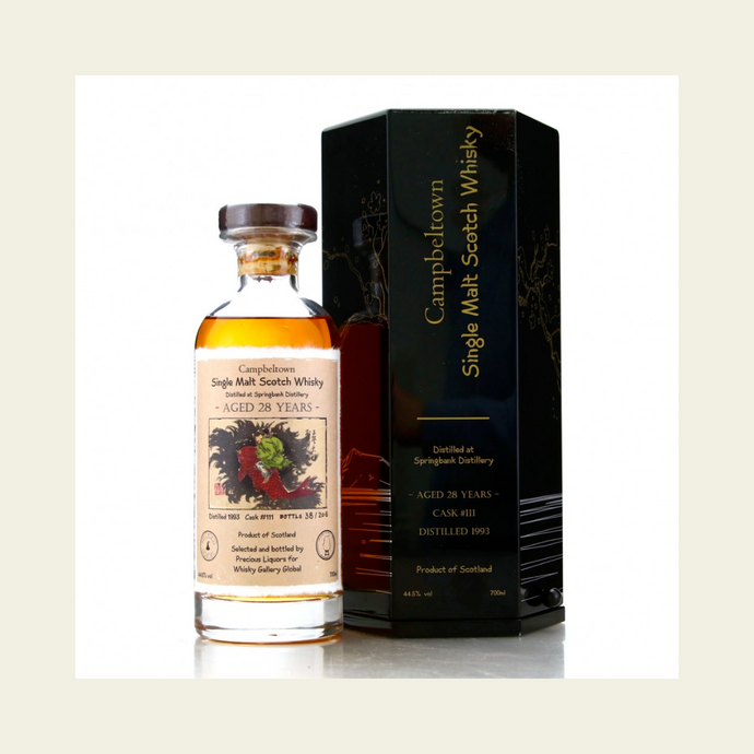 Springbank 1993, 28 Year Old, bottled by Precious Liquors for Whisky Gallery Global, 44.5% ABV