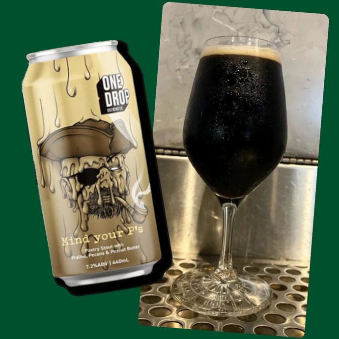 Mind Your P's Pecan, Praline And Peanut Butter Pastry Stout, One Drop Brewing Co