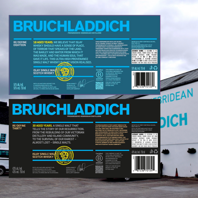 Two New Well Aged Bruichladdich - 18 Year Old & 30 Year Old, The Latter From Pre-Closure