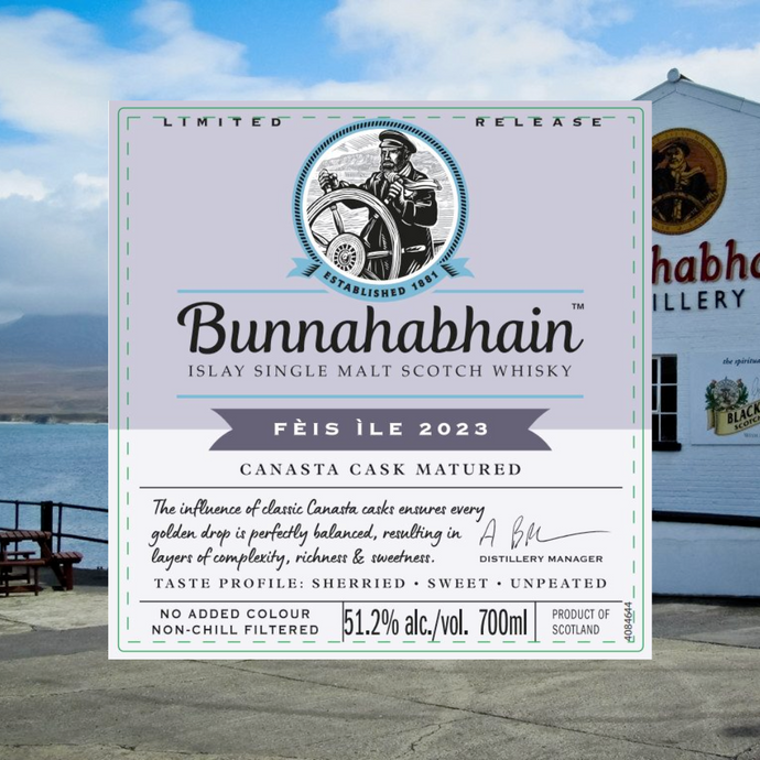 Bunnahabhain Gets A 2023 Feis Ila Headstart With Canasta Sherry Matured Single Malt