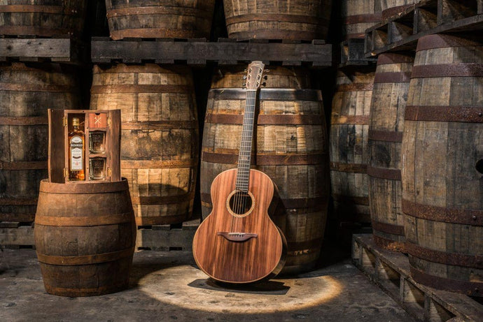 Have A Look And Listen At This Guitar Made From Whiskey Barrels