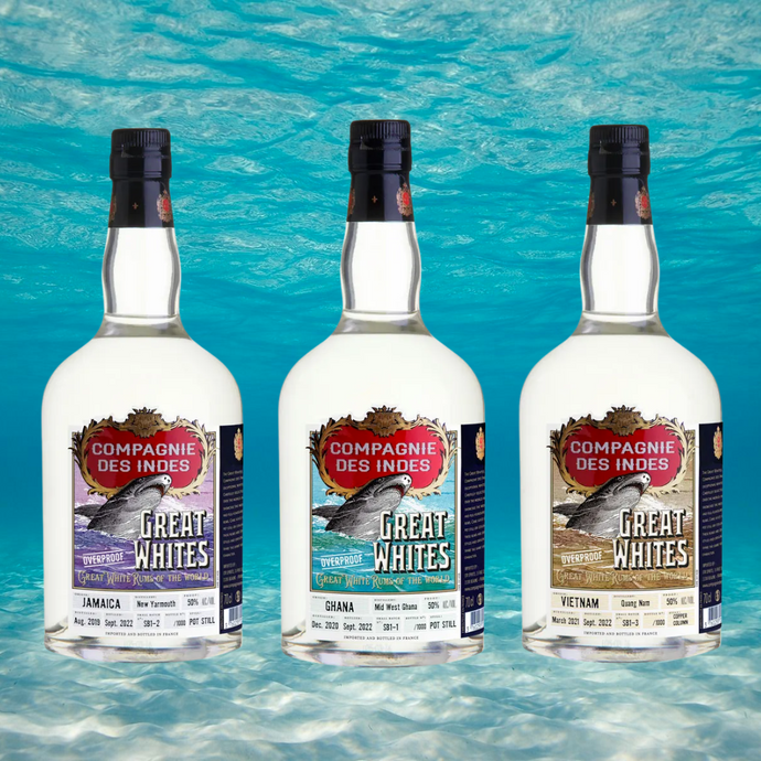 Compagnie des Indes Is Bringing Back Shark Week With New "Great Whites" White Rum Range