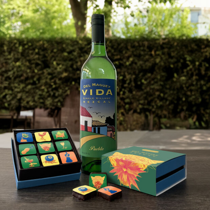 Mezcal-Infused Chocolate from Mezcal Brand Del Maguey and Chocolatier MarieBelle Hits the Shelves