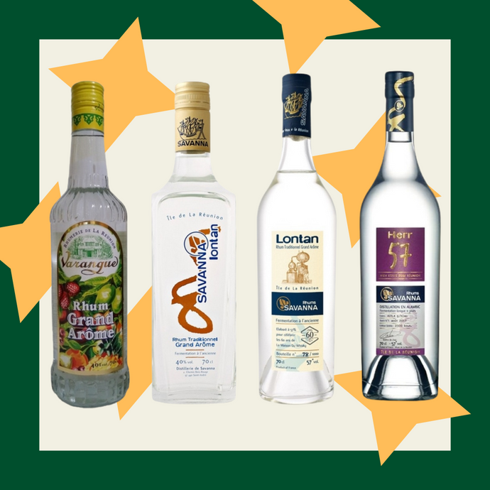 Taste Testing White Savanna Grand Arome Rums: Savanna Grand Arome Lontan; Savanna Lontan LMDW; Savanna HERR; Varangue Grande Arome