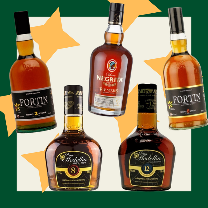 A Series Of Spanish Style Rums: Ron Medellin; Fortin; Negrita