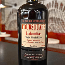 Foursquare To Debut New Double Maturation Ex-Bourbon & Ex-Cognac Indomitas With Velier