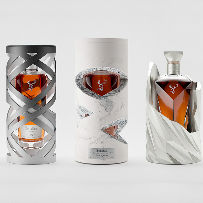 Glenfiddich's Time Re:Imagined Collection To Feature Set Of 30 Year, 40 Year and 50 Year Scotch