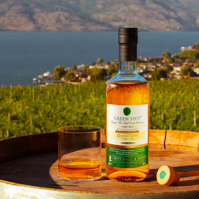Irish Whiskey Green Spot Partners With Canadian Quail's Gate Winery With New Wine Finish