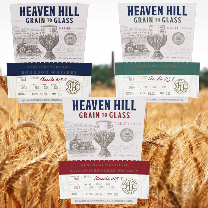 Heaven Hill's 7 Years In Waiting Grain To Glass Bourbon, Rye And Wheat Is Finally Here!