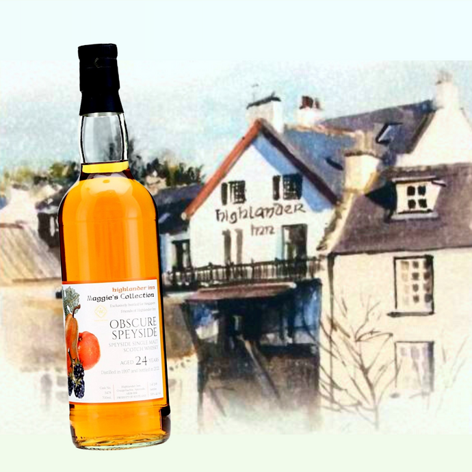 Maggie’s Collection: Obscure Speyside Single Malt, 24 Year Old, 59.0% Abv, Highlander Inn