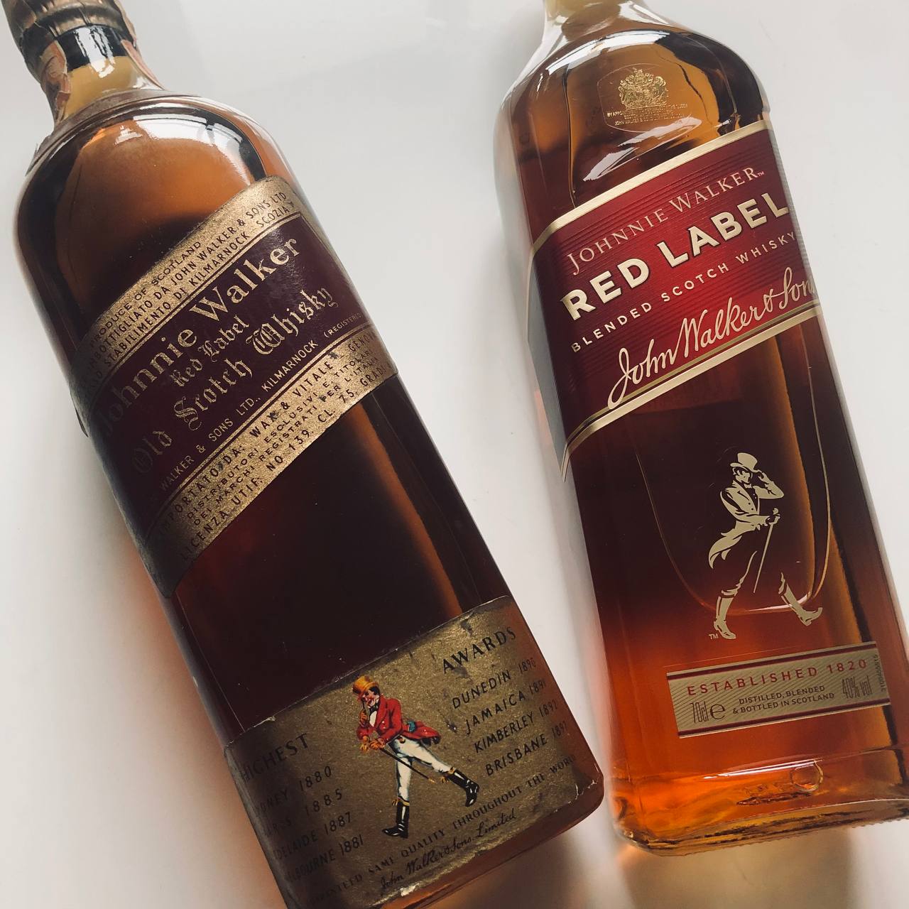 Walker 88 Red Johnnie Old Bamboo and New Label: – Review]