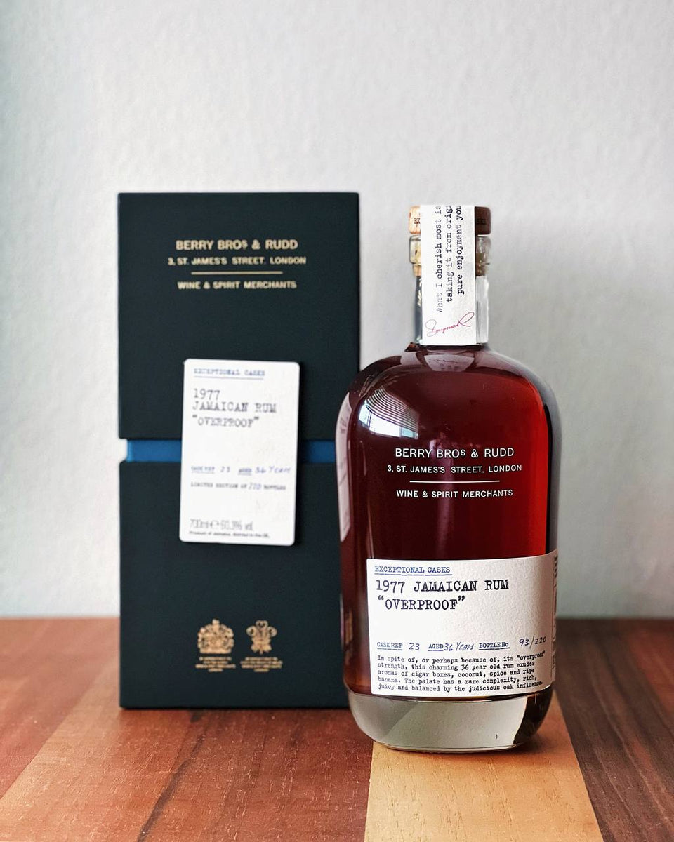 [Review] 1977 Jamaican “Overproof” Rum, Exceptional Casks, Berry Bros ...
