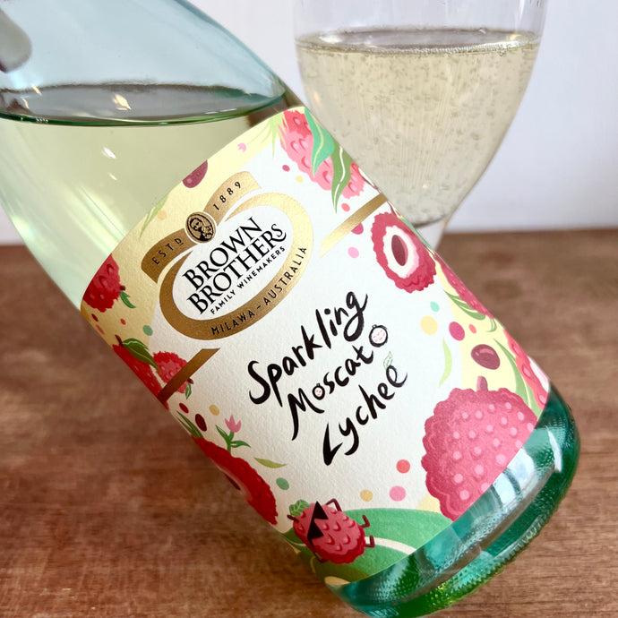 Taste Testing Brown Brothers' New Sparkling Moscato Lychee (Side-by-Side with the Original Moscato!)