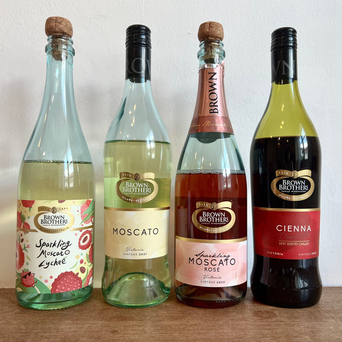 A Bounty of Brown Brothers: Taste Testing Brown Brothers Moscato, Sparkling Lychee, Sparkling Moscato Rosé & Cienna