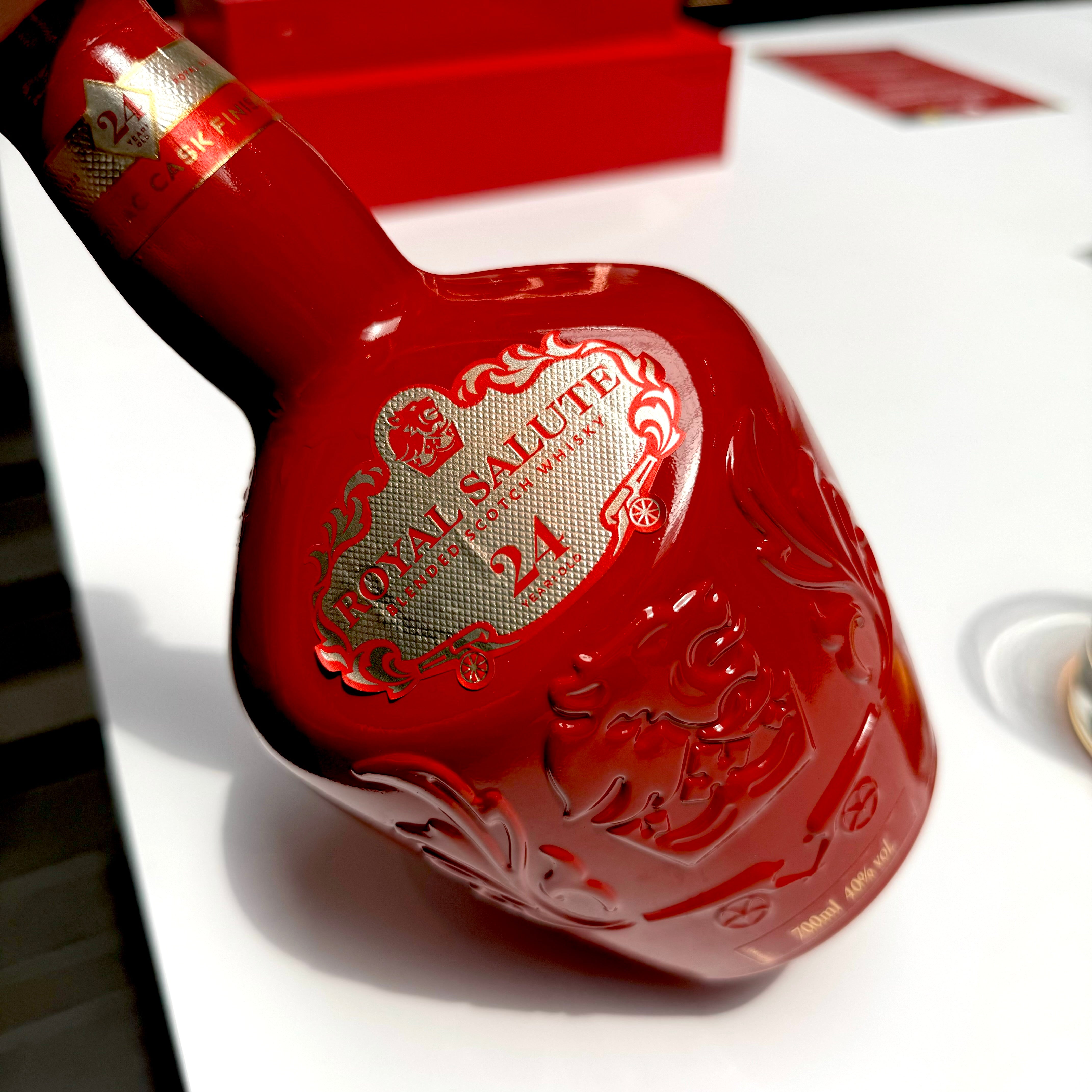 Royal Salute 24 Years Cognac Cask Finish, 40% ABV – 88 Bamboo