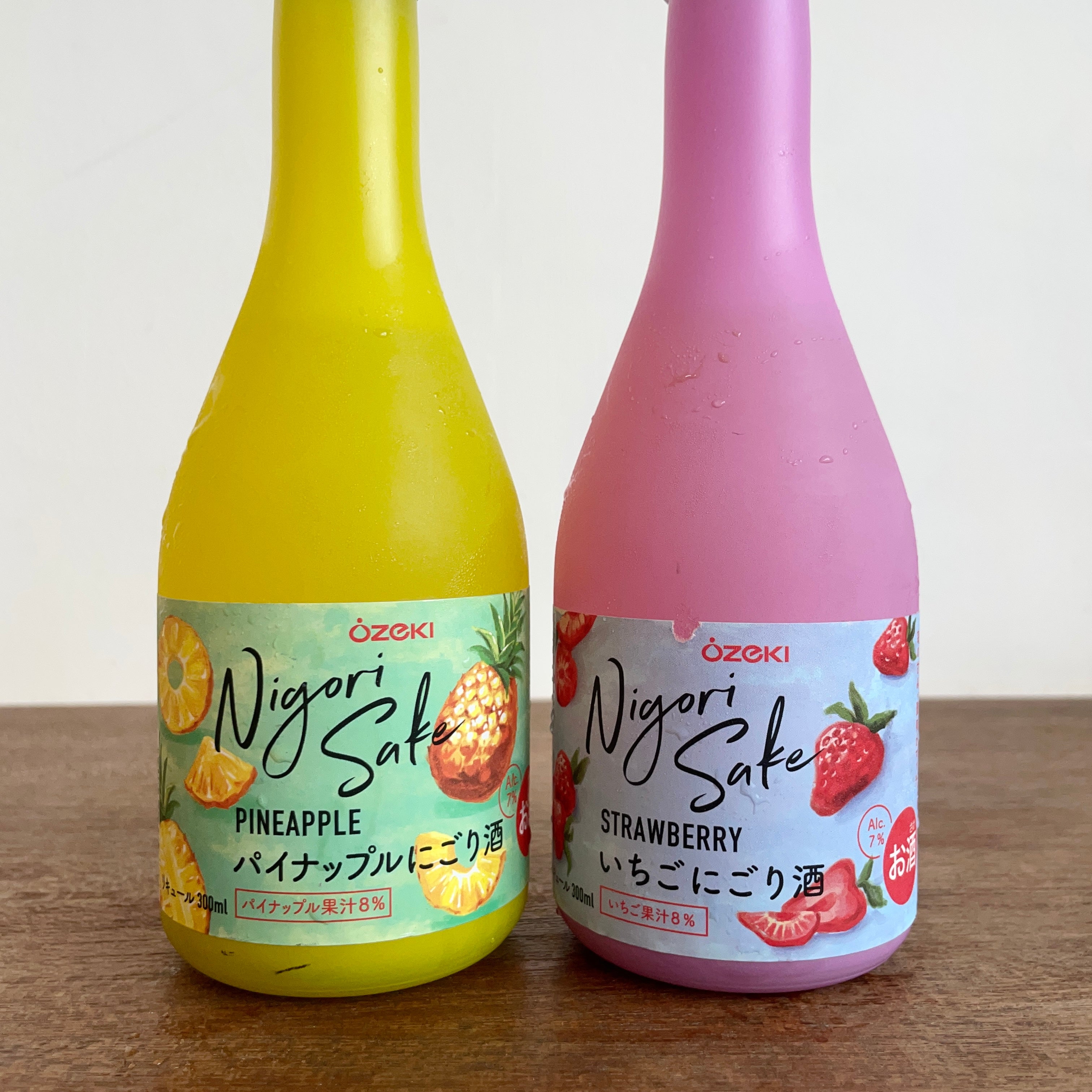 Sakes For Dessert? Ozeki Pineapple Nigori Sake & Strawberry Nigori
