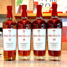 We Taste Test & Rank All Four Expressions Of The Macallan's Flaghship Sherry Oak Collection: 12, 18, 25, 30 Years Old