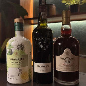Taste Testing a Graham's Port Flight: Blend Nº5 White, Six Grapes Reserve, 20-Year Tawny