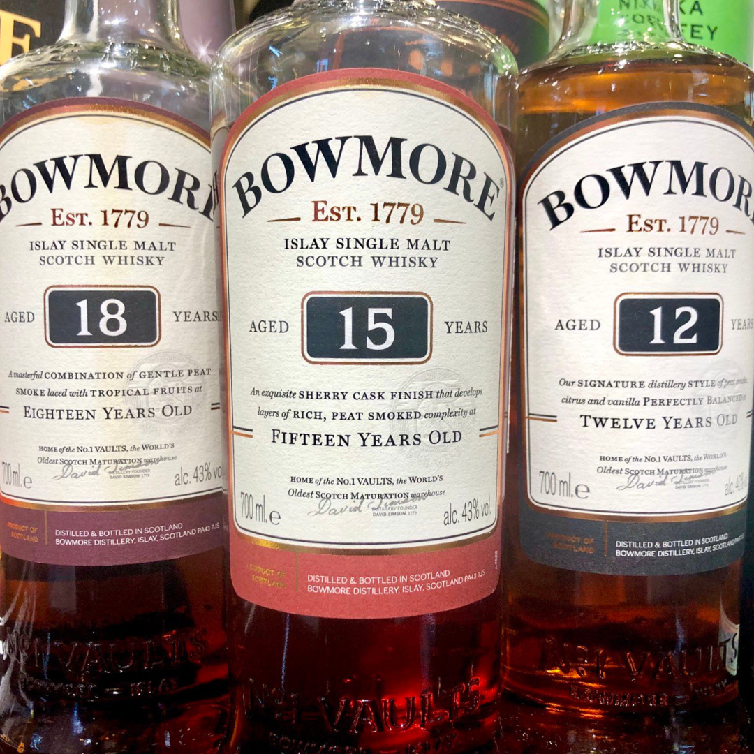 Taste Testing Bowmore's Full Core Range: The Bowmore 12, Bowmore