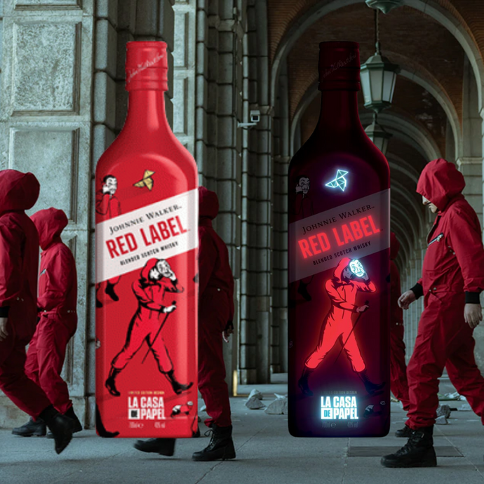 Johnnie Walker x Netflix's Money Heist (La Casa de Papel) for Special Red Label Design
