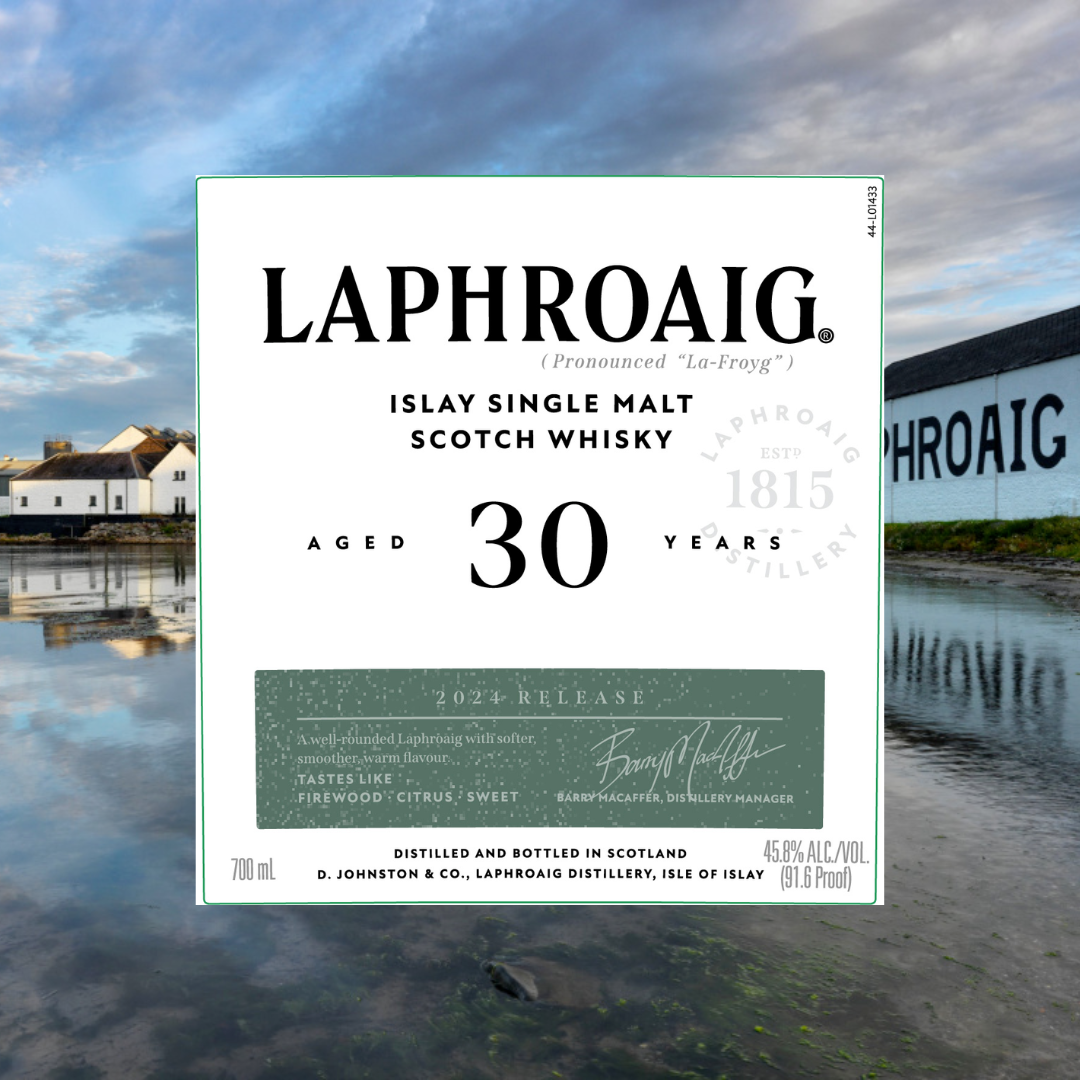 Laphroaig 30 Year Old Slated For 2025 Release 88 Bamboo