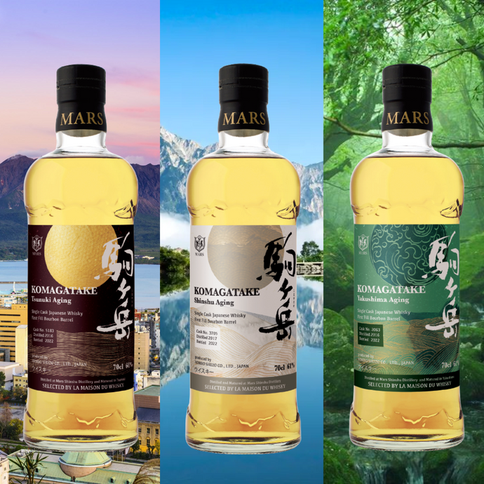 A Discovery of Japan's Landscapes Through Mars' Three Komagatake Single Casks