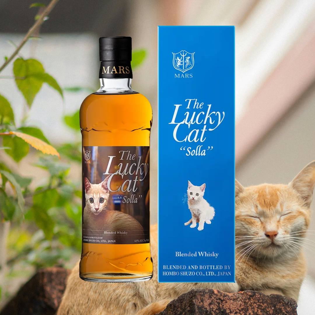 Meet Lucky Cat Solla, Mars Whisky's 11th Release In Beloved Series Meet Lucky Cat Solla, Mars Whisky's 11th Release In Beloved Series