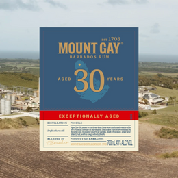 Mount Gay Extends Exceptionally Aged Collection With 30 Year Old, The Highest Age Statement Barbados Rum To Date